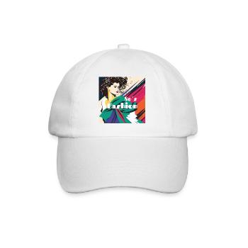 Mode 80 s - Casquette classique - blanc/blanc - Devant