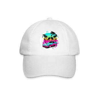 Miami Voiture 1 - Casquette classique - blanc/blanc - Devant