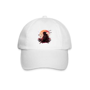 Samurai | Japan | Warriors | Fight - Baseball Cap - white/white - Front