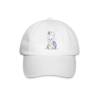 The mermaid of the ocean mythical creature of the abyss - Baseball Cap - white/white - Front