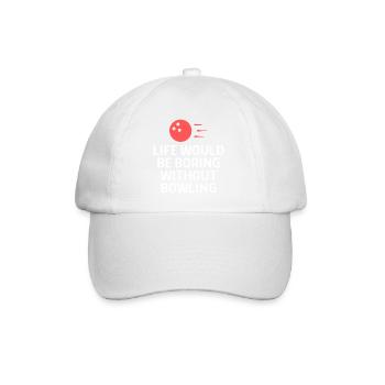 Bowling Dictons Bowling Bowler Skittles Cadeau - Casquette classique - blanc/blanc - Devant
