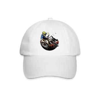 Peak Rider : action en VTT - Casquette classique - blanc/blanc - Devant