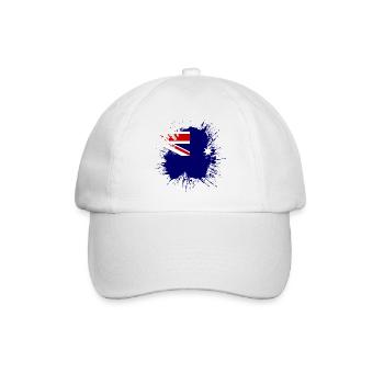 Drapeau de l’Australie sous le drapeau australien - Casquette classique - blanc/blanc - Devant