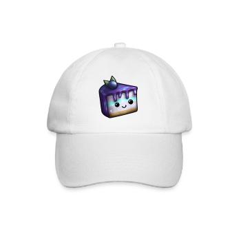 Piece of cake full of blueberry and magic - Baseball Cap - white/white - Front