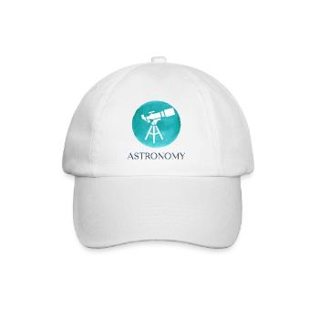 Astronomie - Baseballkappe - Weiß/Weiß - Vorne