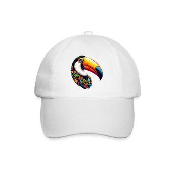 Tukan - Baseballkappe - Weiß/Weiß - Vorne
