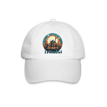 Istanbul Turkey Mosque Architecture - Baseball Cap - white/white - Front