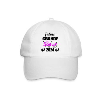 Future Grande Soeur 2024 bientôt Grande Soeur - Casquette classique - blanc/blanc - Devant