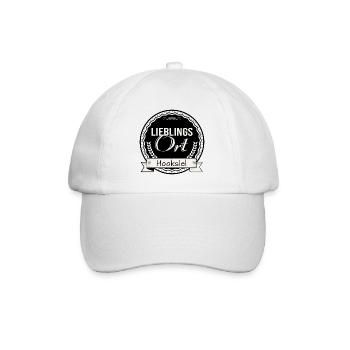 Lieblingsort Hooksiel - Baseballkappe - Weiß/Weiß - Vorne