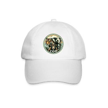 Zoo - Baseballkappe - Weiß/Weiß - Vorne