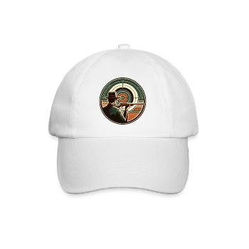 Schütze - Baseballkappe - Weiß/Weiß - Vorne