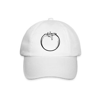 Tomato - Baseball Cap - white/white - Front