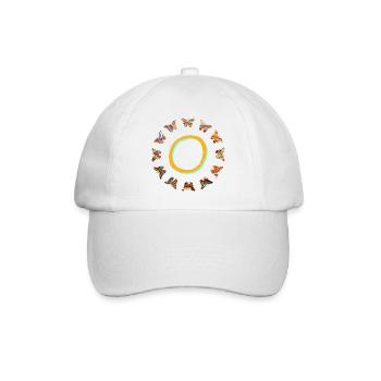 Papillons E 56 O - Casquette classique - blanc/blanc - Devant