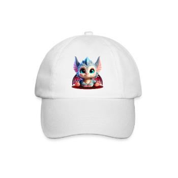 Adorable Baby Dragons | Colorful Chibi Edition - Baseball Cap - white/white - Front