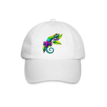 Gecko - Baseball Cap - white/white - Front
