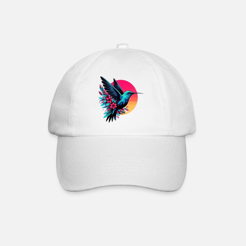 Kolibri - Baseballkappe - Weiß/Weiß