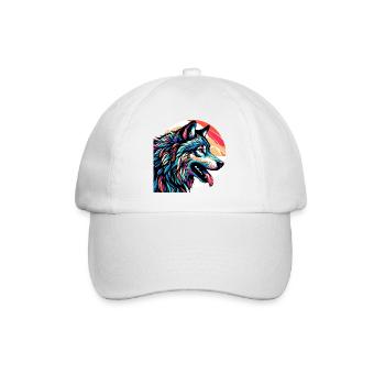 Loup - Casquette classique - blanc/blanc - Devant