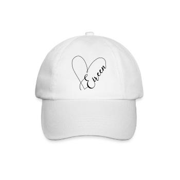 Eireen Nom Ligne de Coeur - Casquette classique - blanc/blanc - Devant
