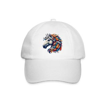 Cheval - Casquette classique - blanc/blanc - Devant