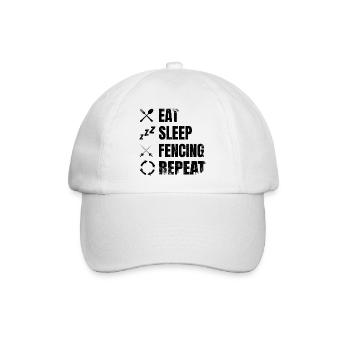 Motivation Fencing - Baseball Cap - white/white - Front