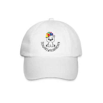 Schwarzwaldbärchen - Baseballkappe - Weiß/Weiß - Vorne