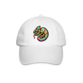 Chameleon - Baseball Cap - white/white - Front