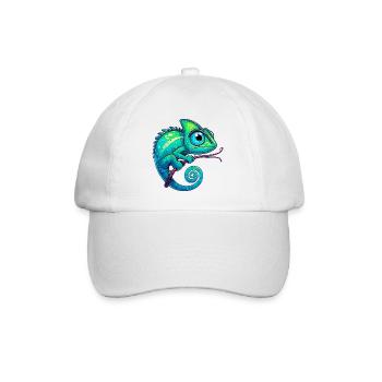 Chameleon - Baseball Cap - white/white - Front