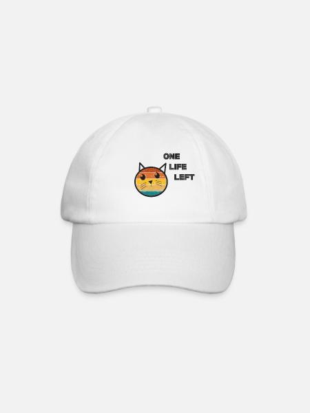 One Life Left - Multicolor - Baseball Cap - white/white