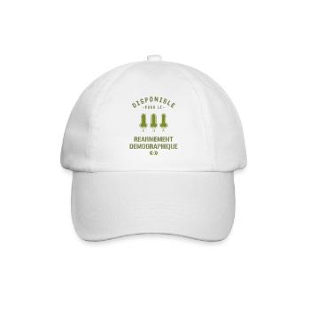 Réarmement démographique - Casquette classique - blanc/blanc - Devant