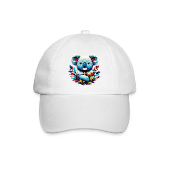 Koala - Baseball Cap - white/white - Front