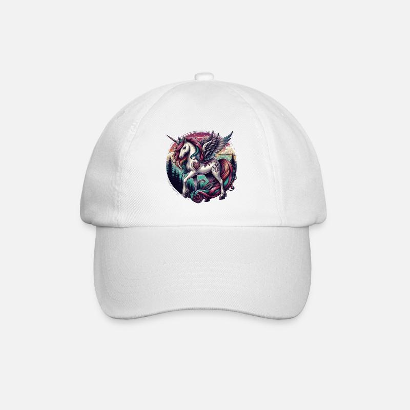 Unicorn Unicorns - Baseball Cap - white/white