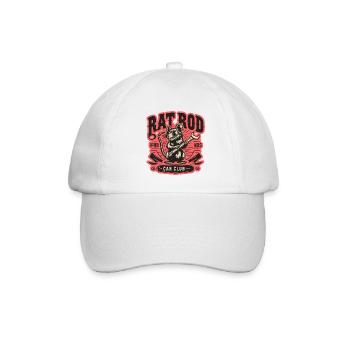 Ratsking Ratlook Shirt – Rustic Custom Style - Baseball Cap - white/white - Front