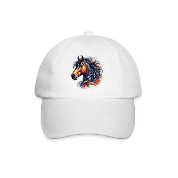 Cheval - Casquette classique - blanc/blanc - Devant