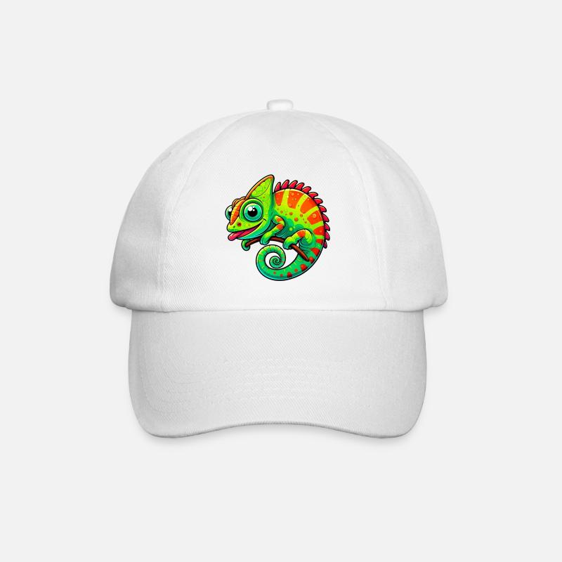 Chameleon - Baseball Cap - white/white