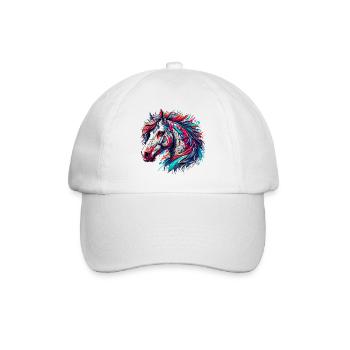 Cheval - Casquette classique - blanc/blanc - Devant