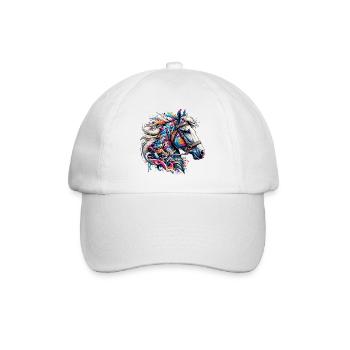 Cheval - Casquette classique - blanc/blanc - Devant