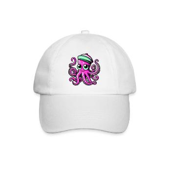 Pieuvre - Casquette classique - blanc/blanc - Devant