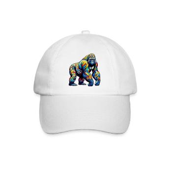 Gorille - Casquette classique - blanc/blanc - Devant