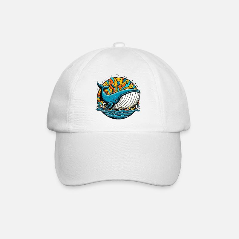 Baleine - Casquette classique - blanc/blanc