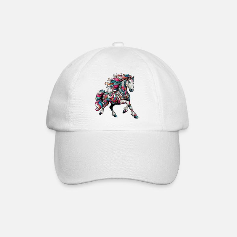 Cheval - Casquette classique - blanc/blanc