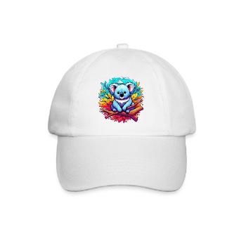 Koala - Baseball Cap - white/white - Front