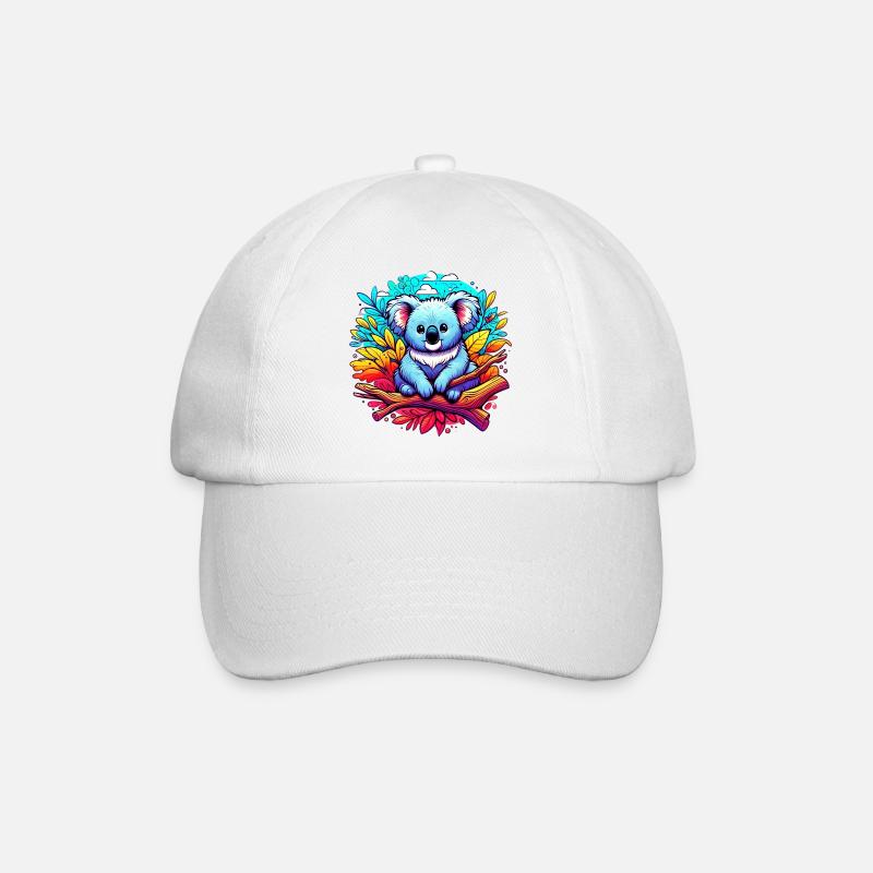 Koala - Baseballkappe - Weiß/Weiß