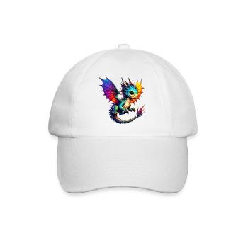 Dragon - Baseball Cap - white/white - Front