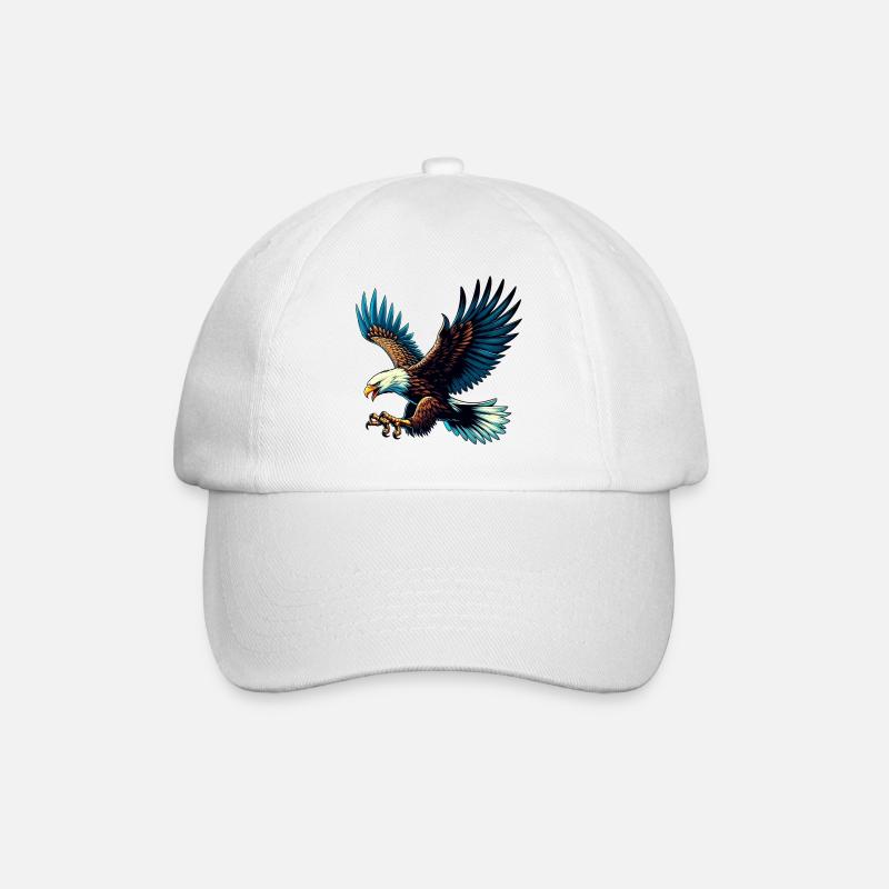 Adler - Baseballkappe - Weiß/Weiß