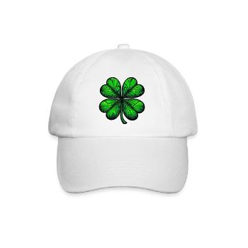Trèfle à quatre feuilles - Casquette classique - blanc/blanc - Devant