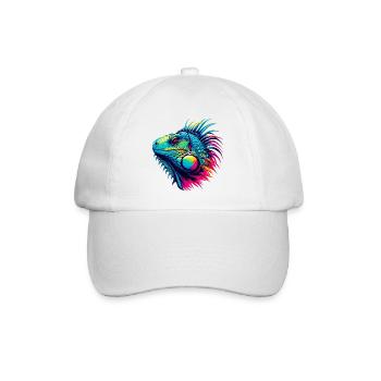 Iguana - Baseball Cap - white/white - Front
