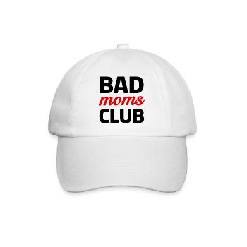 Bad Moms Club - Baseball Cap - white/white - Front