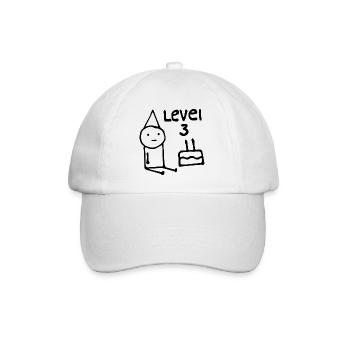 3rd Birthday Party Funny 3 Years Old Birthday kids - Casquette classique - blanc/blanc - Devant