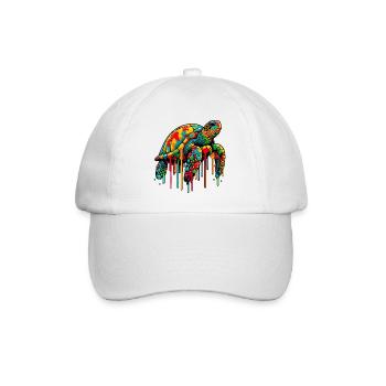 Turtle - Baseball Cap - white/white - Front