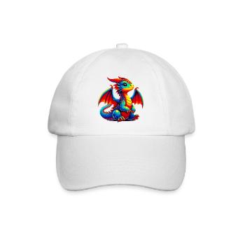 Dragon - Casquette classique - blanc/blanc - Devant